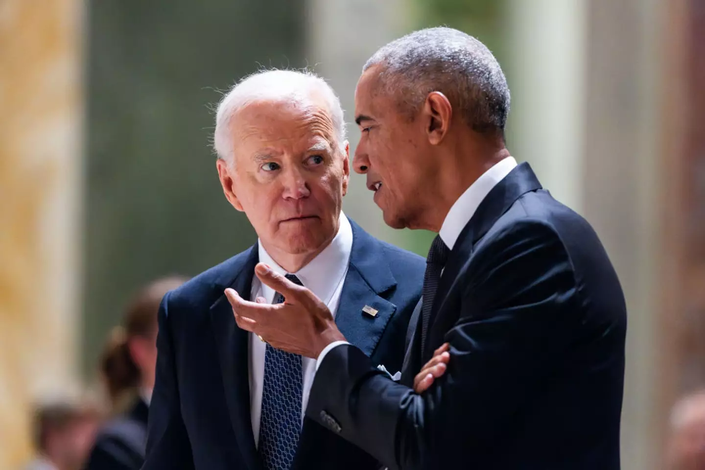 Biden was also vice president under Barack Obama (Jim Lo Scalzo/EPA/Bloomberg via Getty Images)
