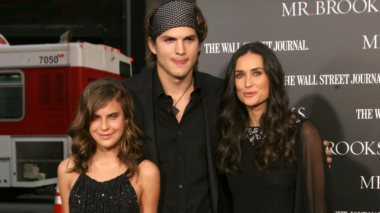 Demi Moore's daughter makes rare comment about ex-stepdad Ashton Kutcher that 'should have been a private message'