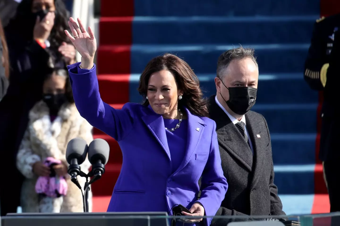 Kamala Harris or Lisa Simpson? (Rob Carr/Getty Images)