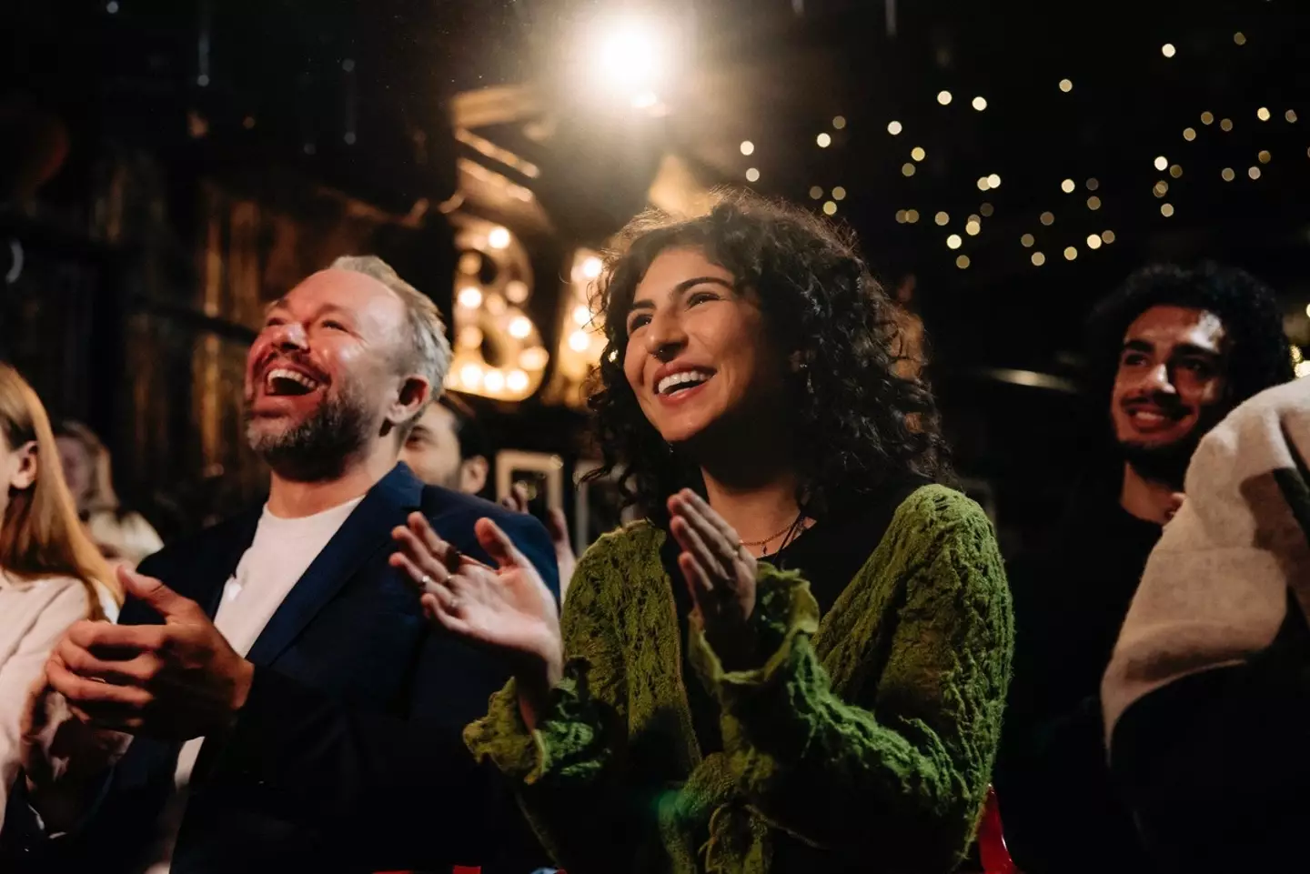 You might be laughing at a robot on stage in a few years. (Getty Stock Images)