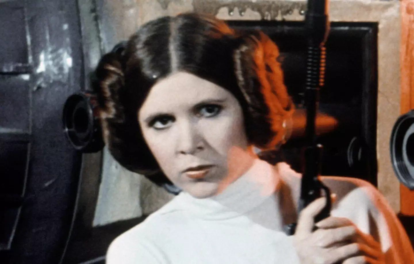 Carrie Fisher played Princess Leia in the franchise.