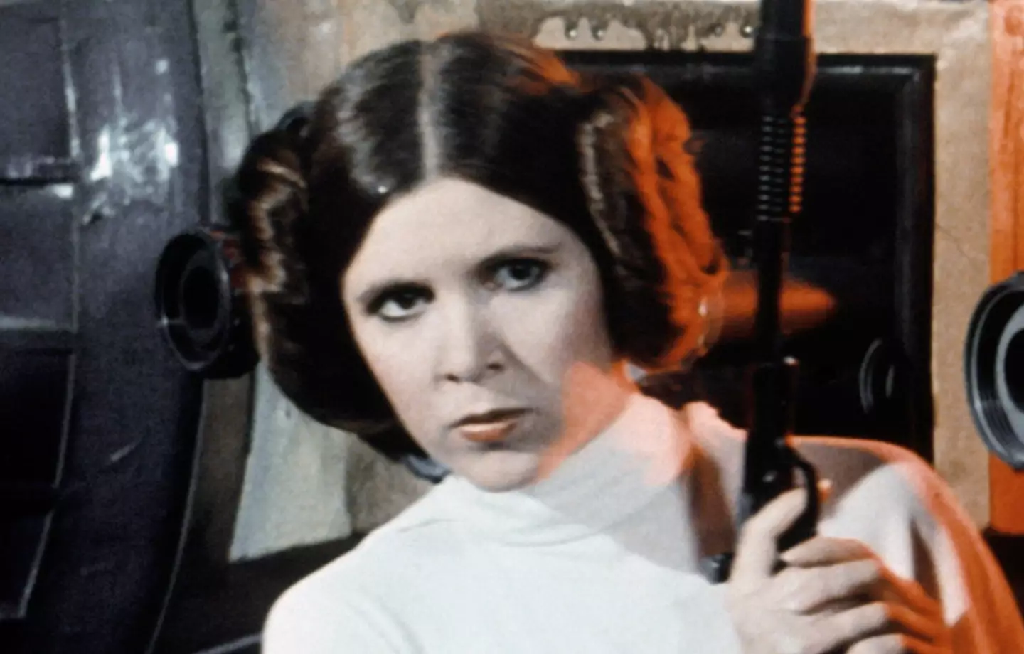 Carrie Fisher played Princess Leia in the Star Wars franchise (Lucasfilm)