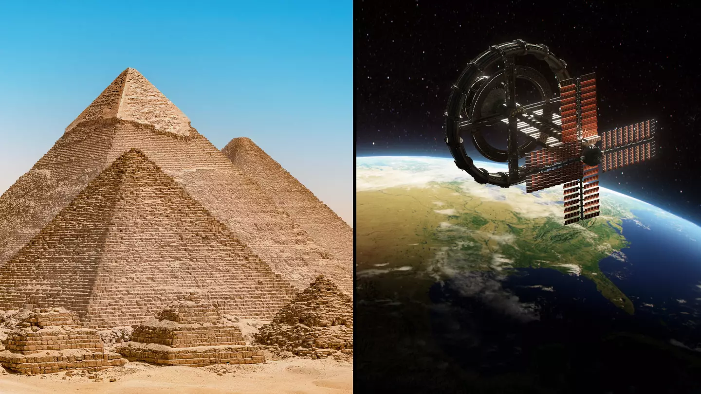 Huge discovery from outer space shows how the pyramids were built