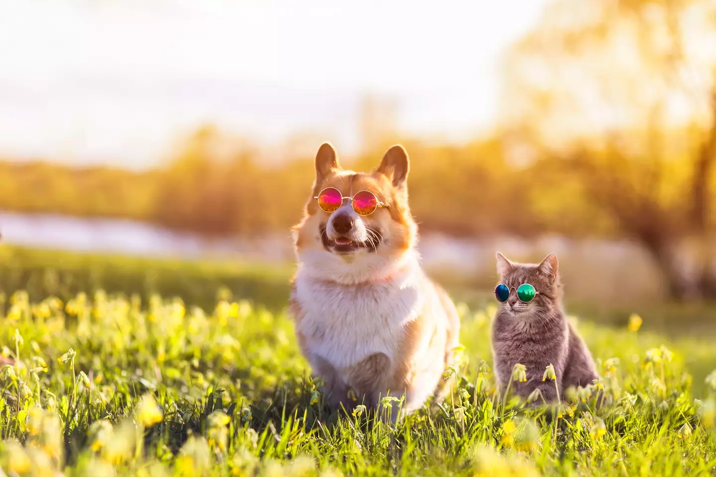 Sunglasses won't be enough to protect your dog from the heat (Getty Stock)