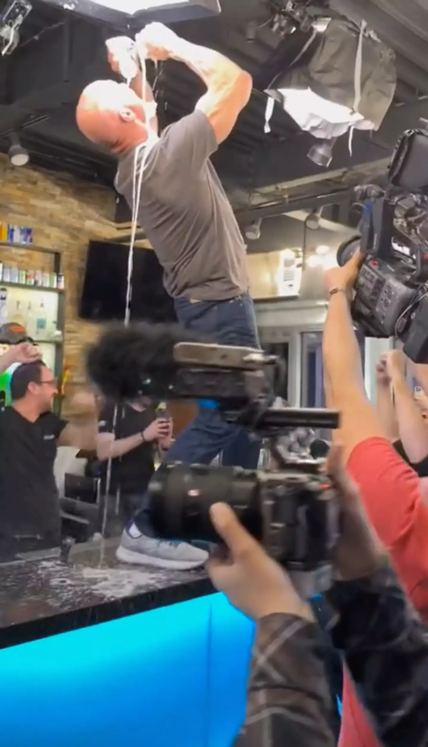 "That’s gotta be one good sip of beer."