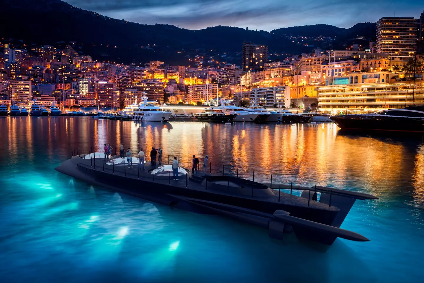 The boat can fit 120 guests.