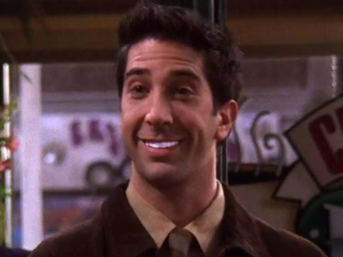 The famous Friends episode comes to mind when Ross' teeth whitening goes horrible wrong.