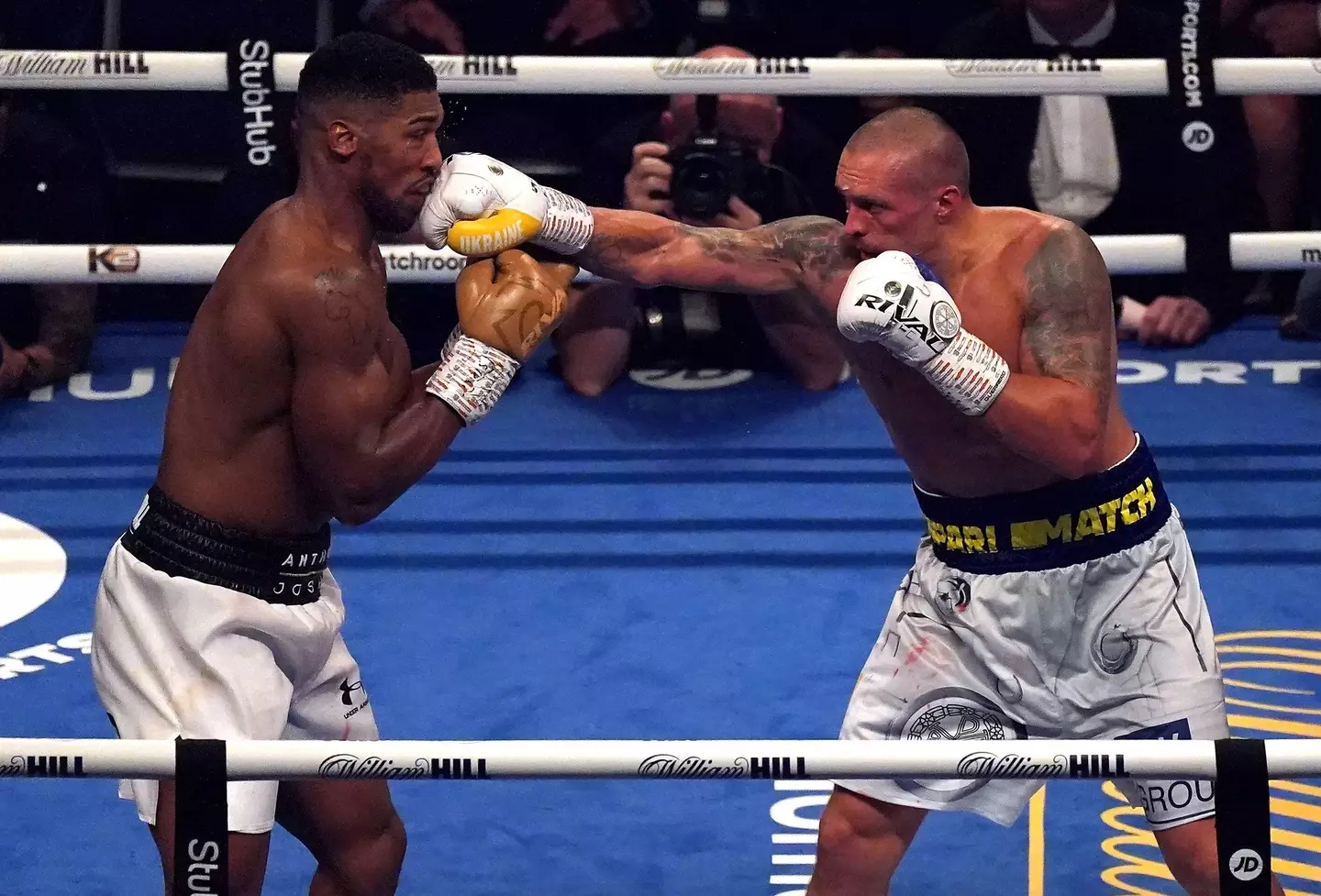 It's the second time the Ukrainian has beaten Joshua.