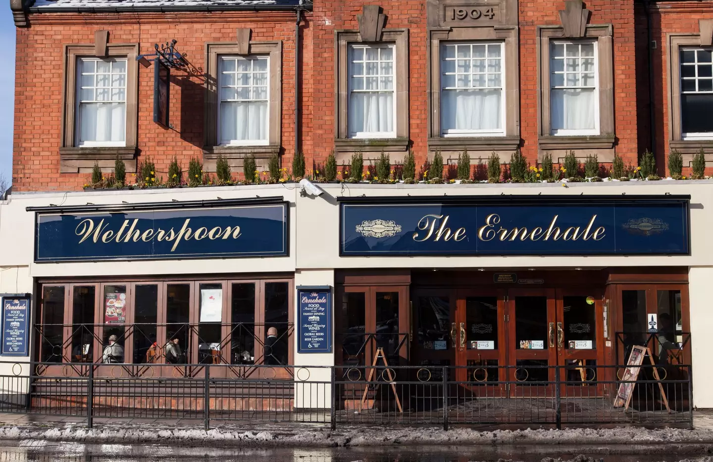 The matches in the pubs will be shown without any sound, of course.