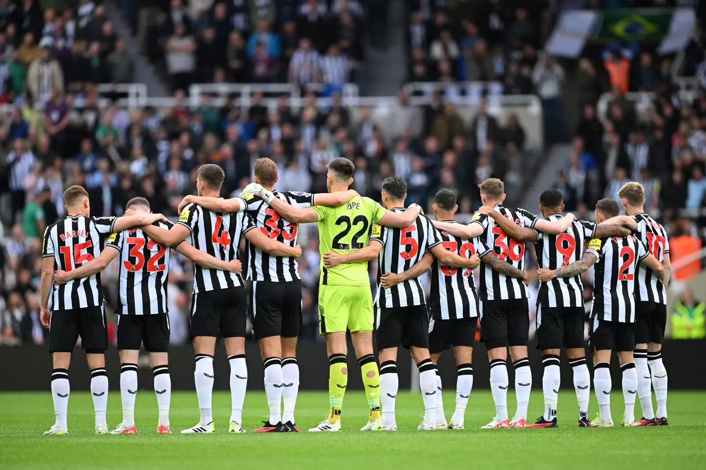The Newcastle fans had travelled to Italy to watch the match against AC Milan.