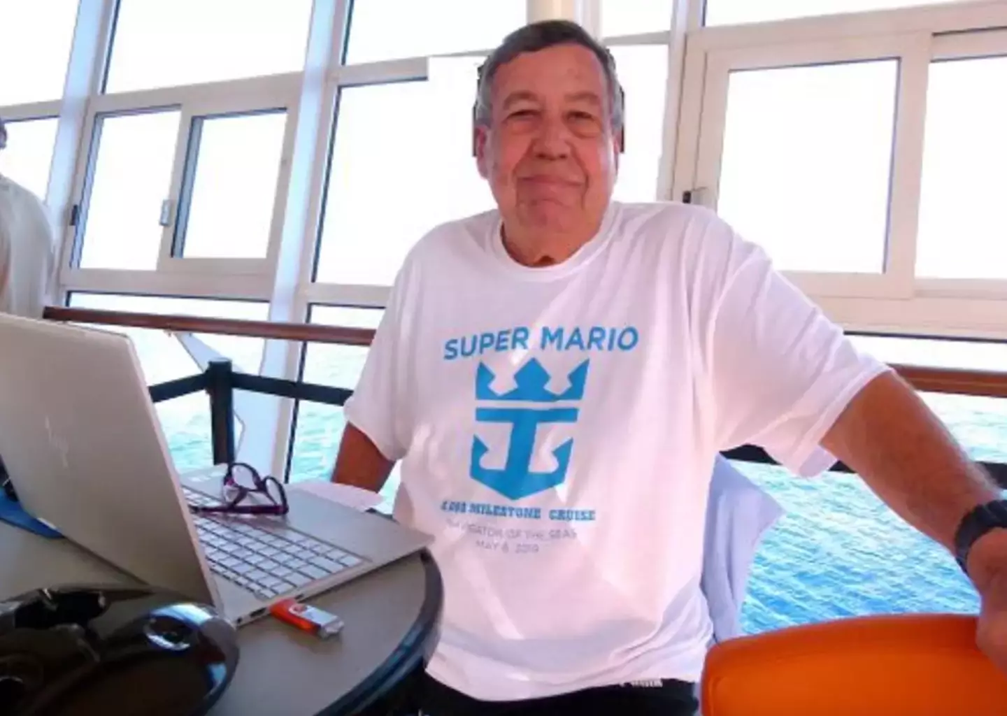 He is part of the furniture on board. (All Things Cruise)
