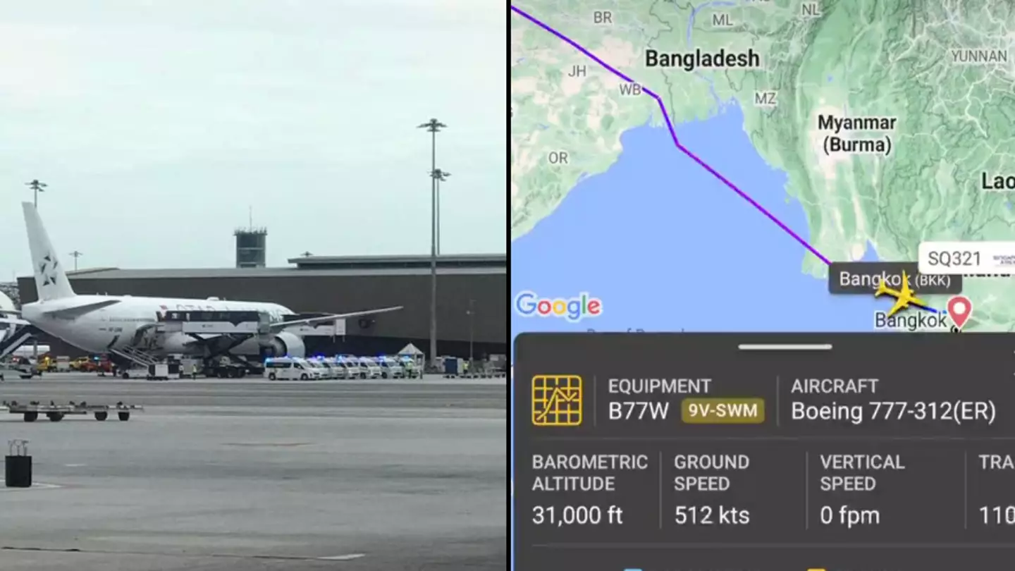 Flight tracker shows plane dropping 6,000ft during severe turbulence that left one dead