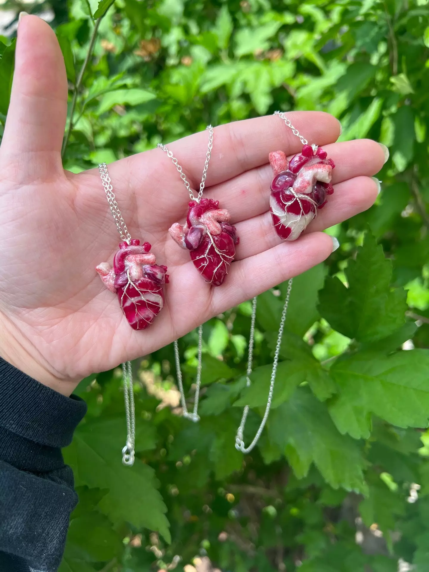 Amanda Booth creates bespoke jewellery using bodily fluids.