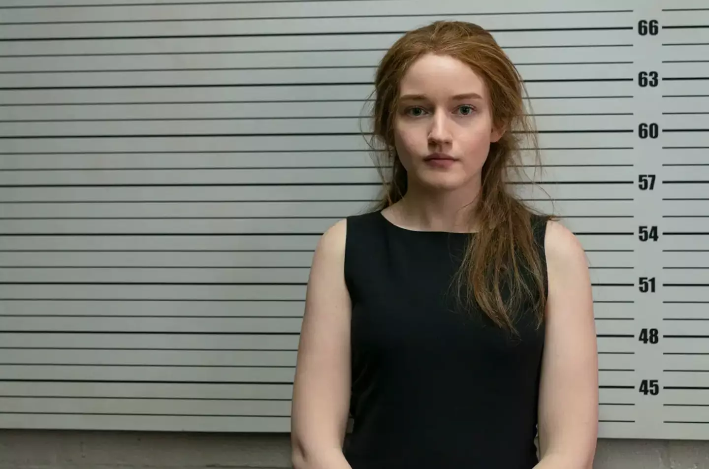 Julia Garner as Anna Delvey in Inventing Anna.