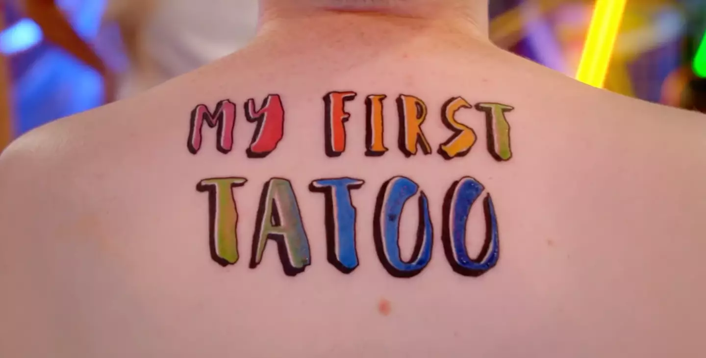 The embarrassing inking refuses to budge.