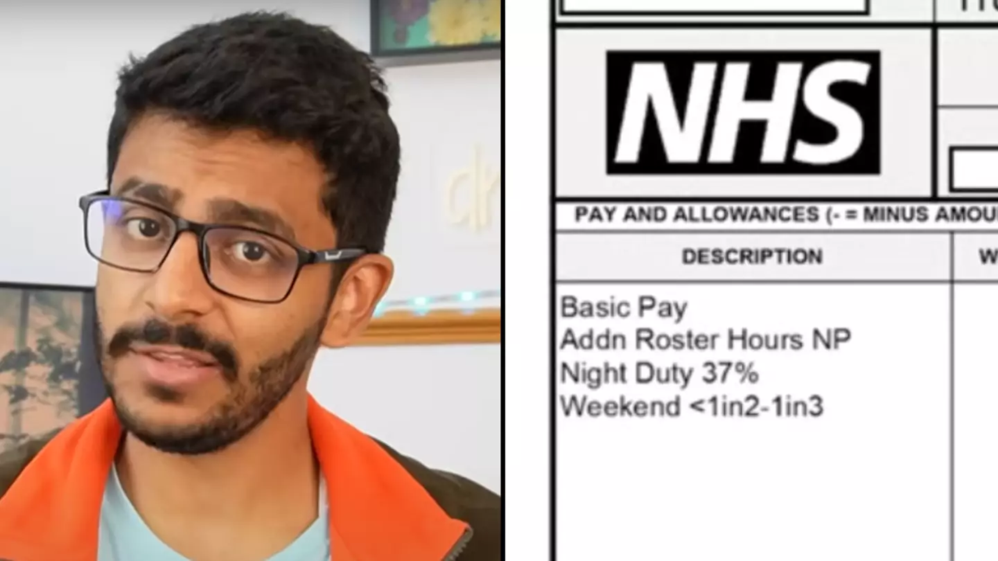 NHS doctor honestly breaks down payslip sharing full amount of money he makes per month