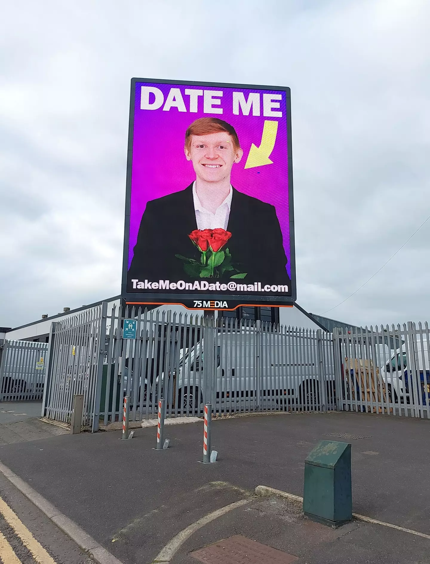 Ed says he's now speaking to four women as a result of the billboard.