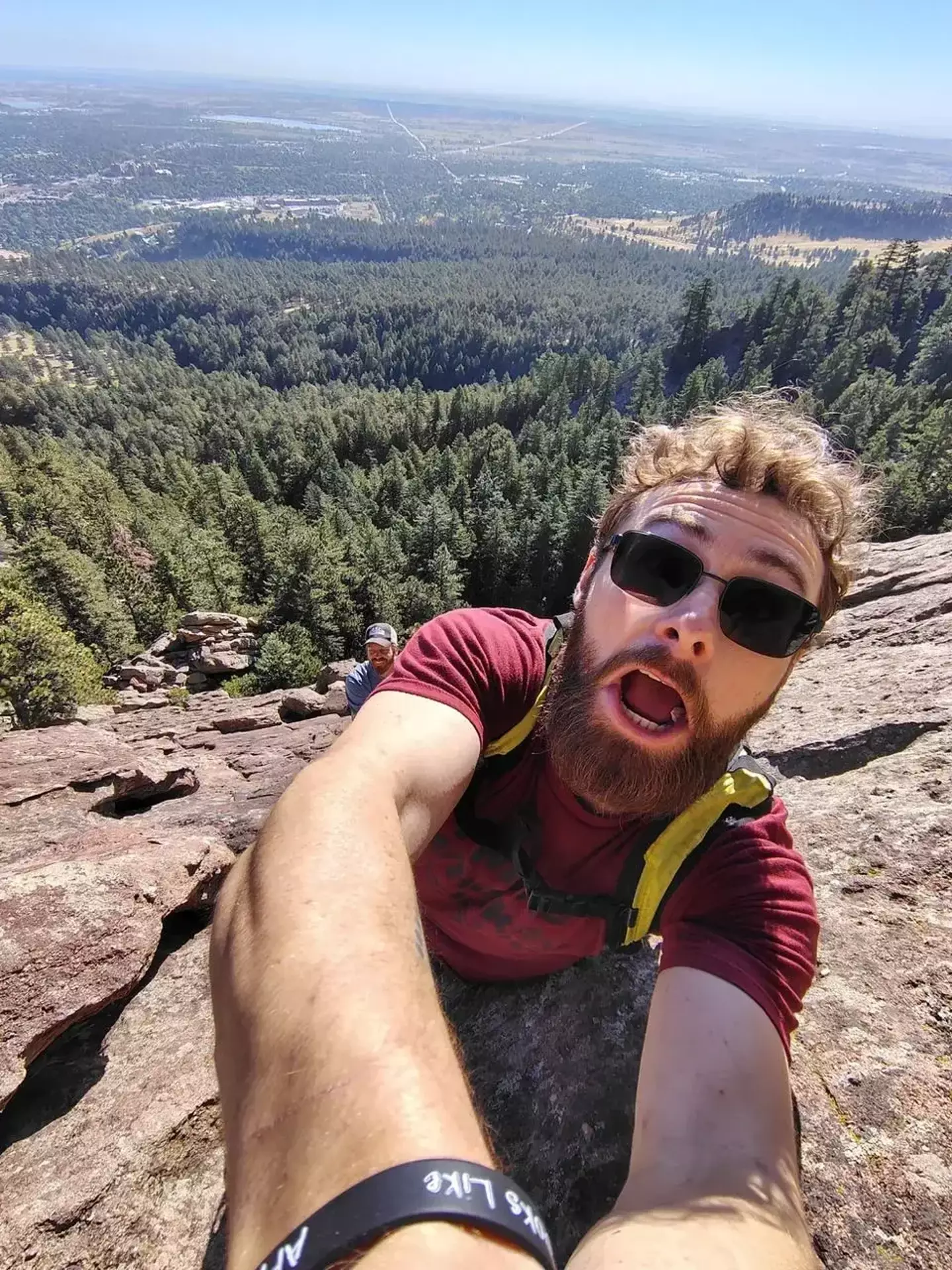 O'Neill says he 'died' for a moment on the way to hospital. (Garrett W Safir / Facebook)