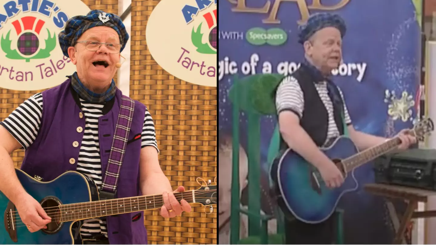 Entertainer says sorry after singing 'you cannae get yer granny aff the drugs' to room full of kids