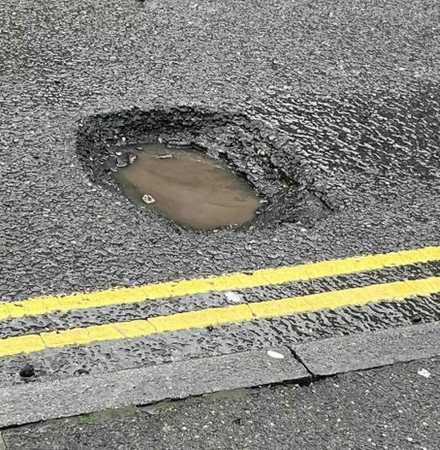 Paul was fed up with the pothole.