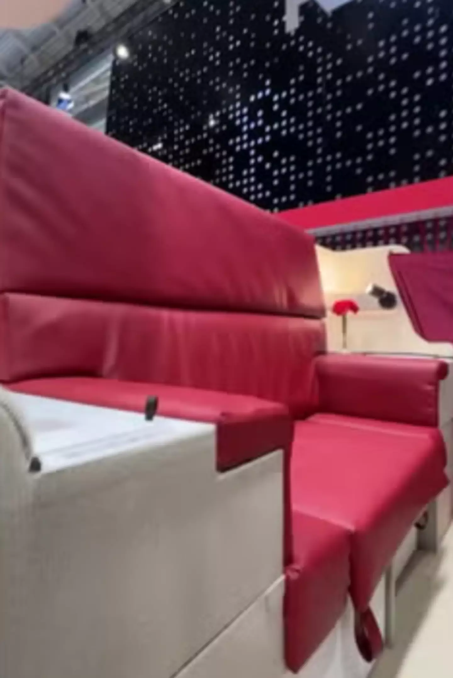 The first-class design takes the same principles but has a lot more space. (CNN)