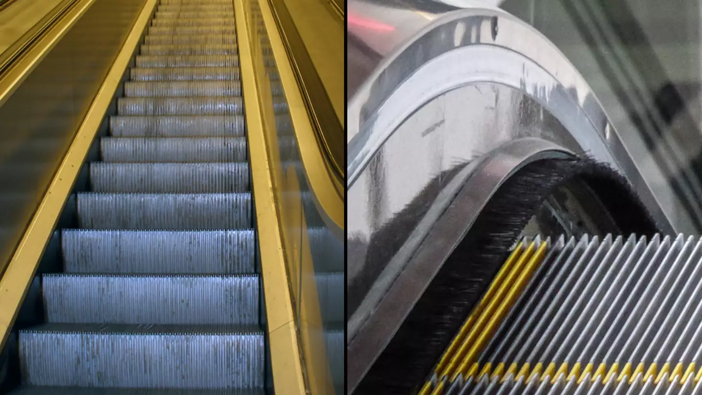 The scary reason behind escalators having brushes on the side