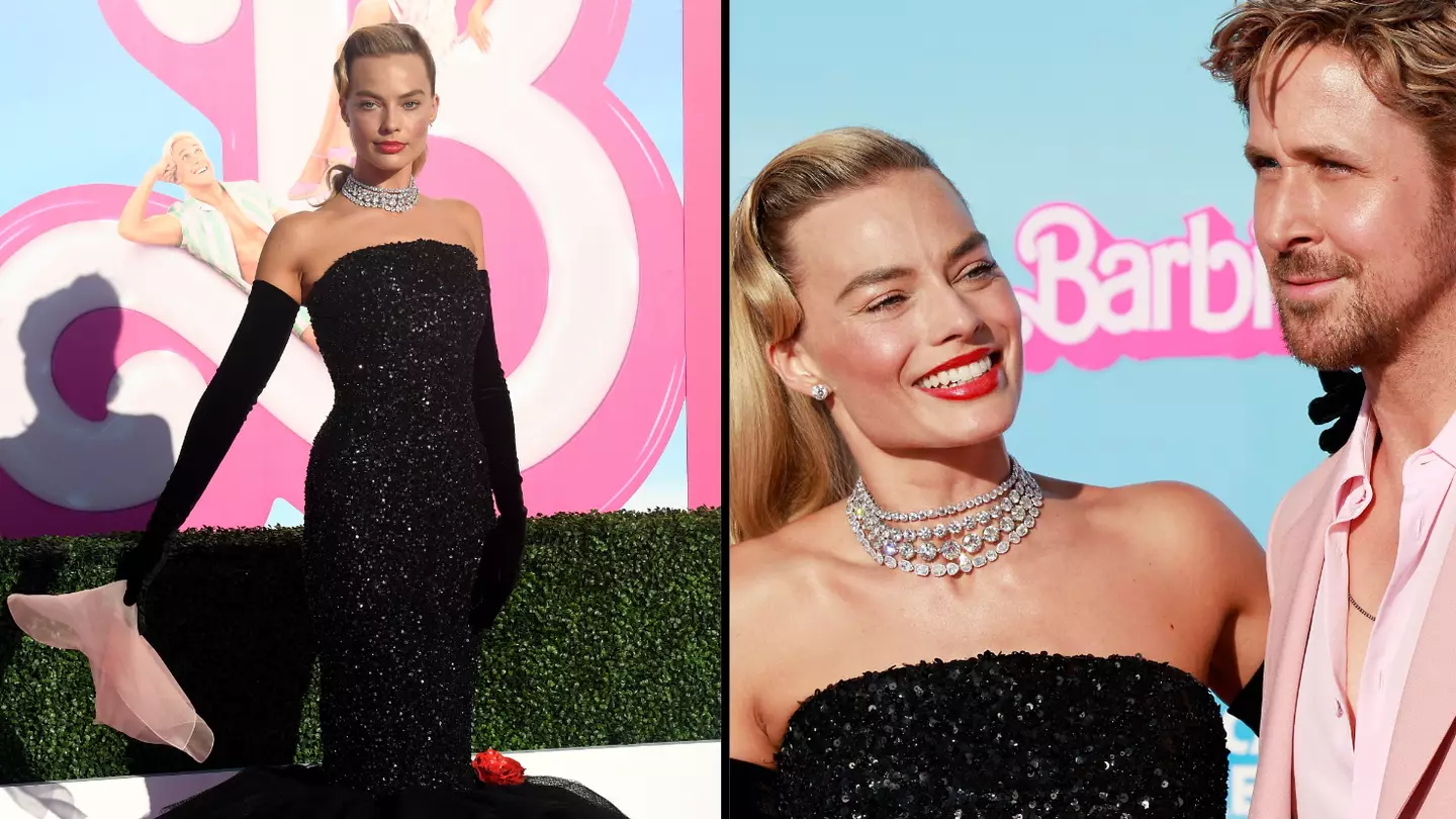 Margot Robbie stuns at Barbie world premiere