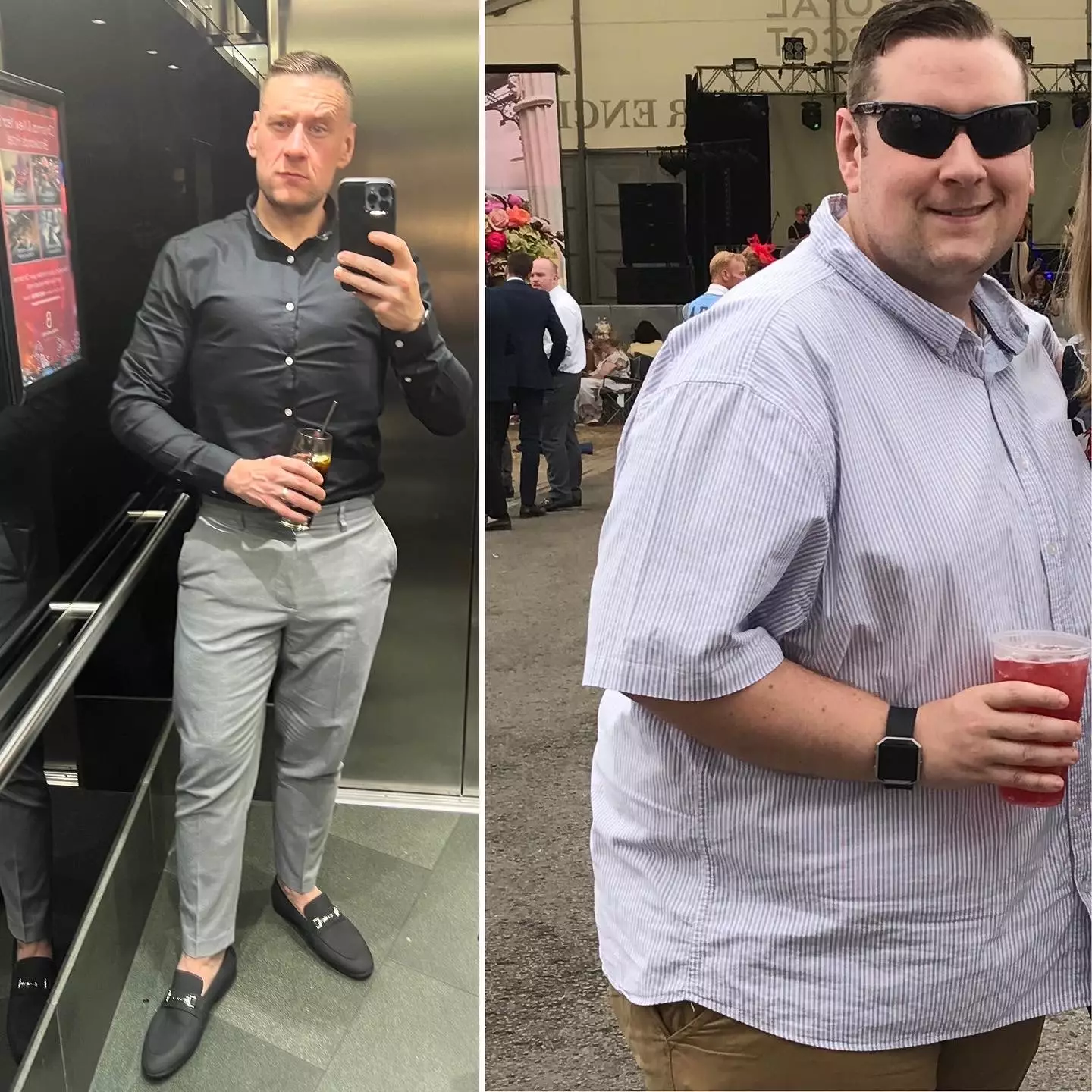 He dropped 14st after transforming his lifestyle.