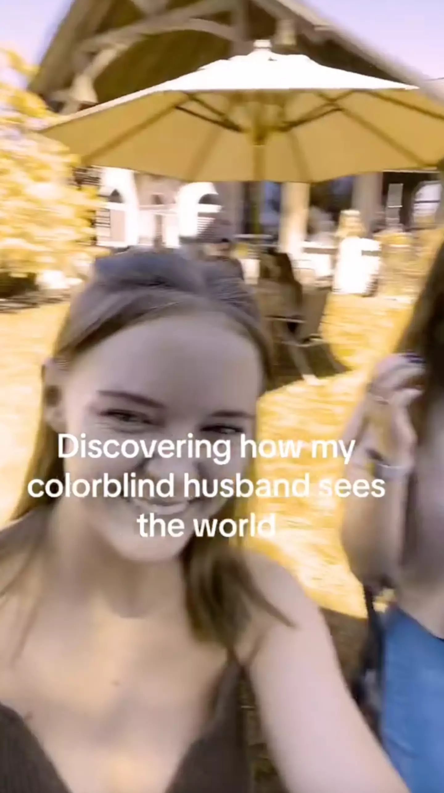 A TikTok clip shows how those with colour blindness see.