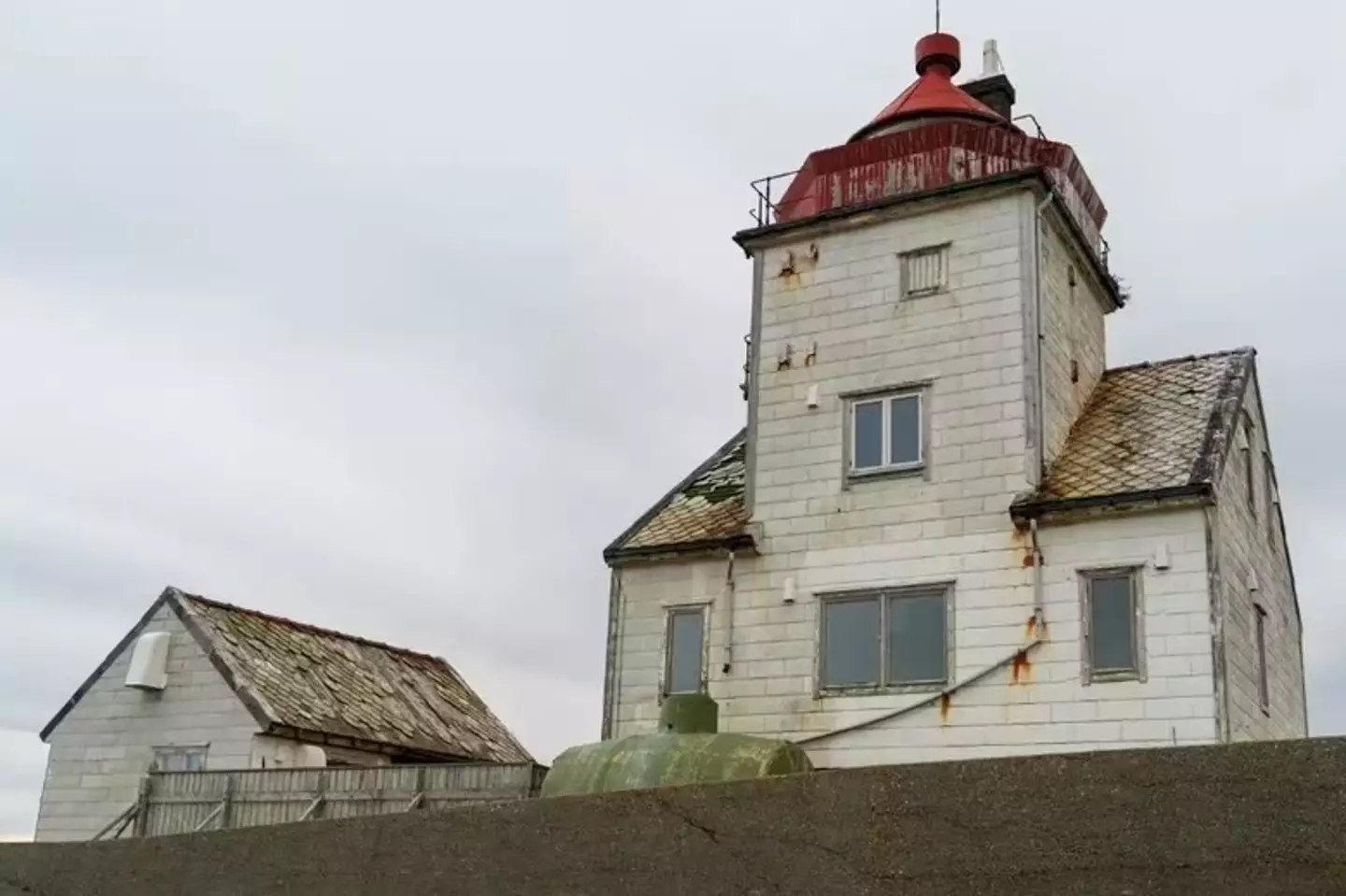 The lighthouse was built way back in 1907.