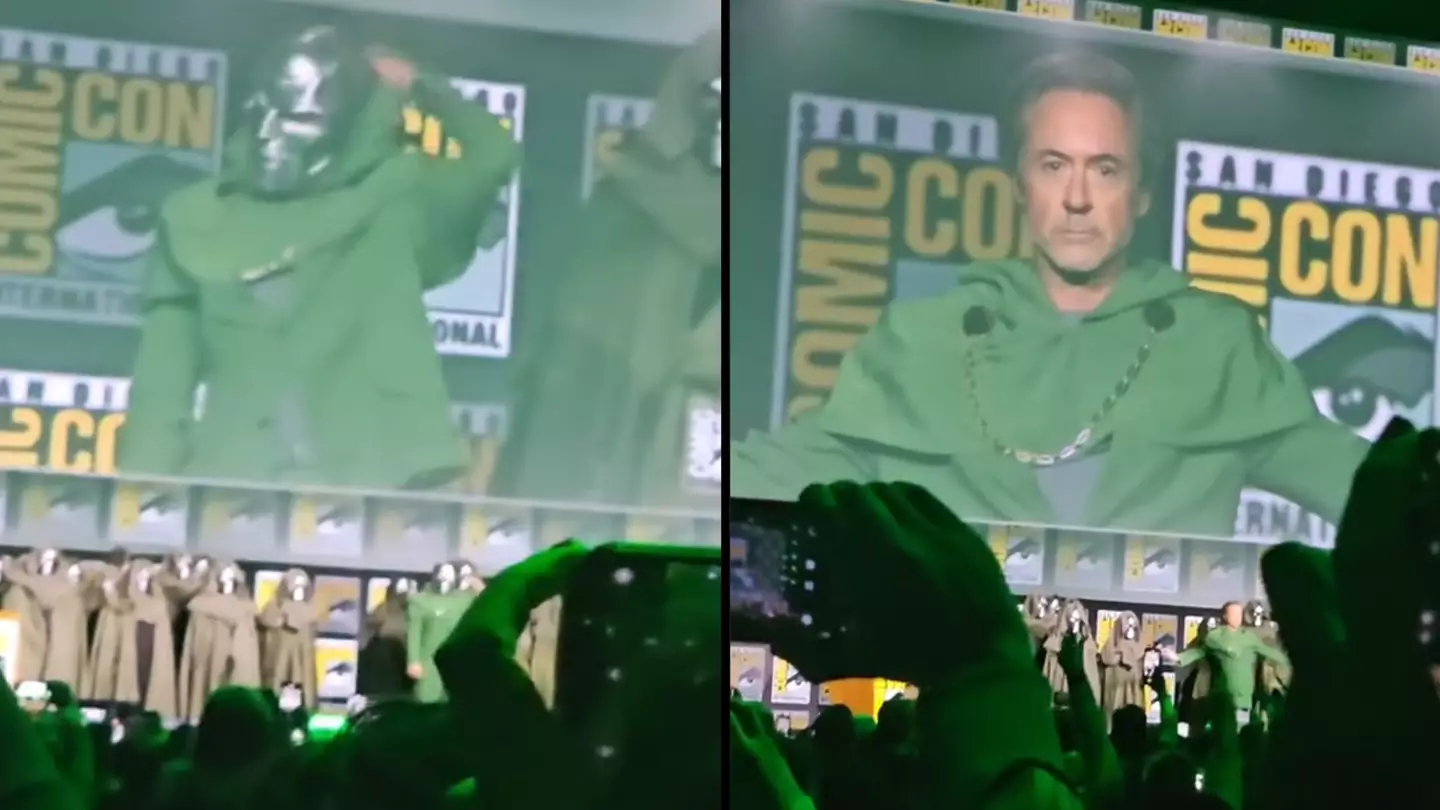 Incredible fan footage shows moment Robert Downey Jr takes off mask to confirm return to MCU