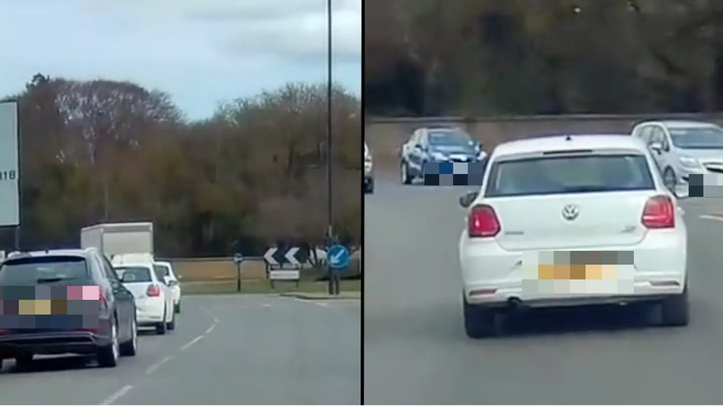 Driver’s ‘roundabout slingshot’ trick has people divided