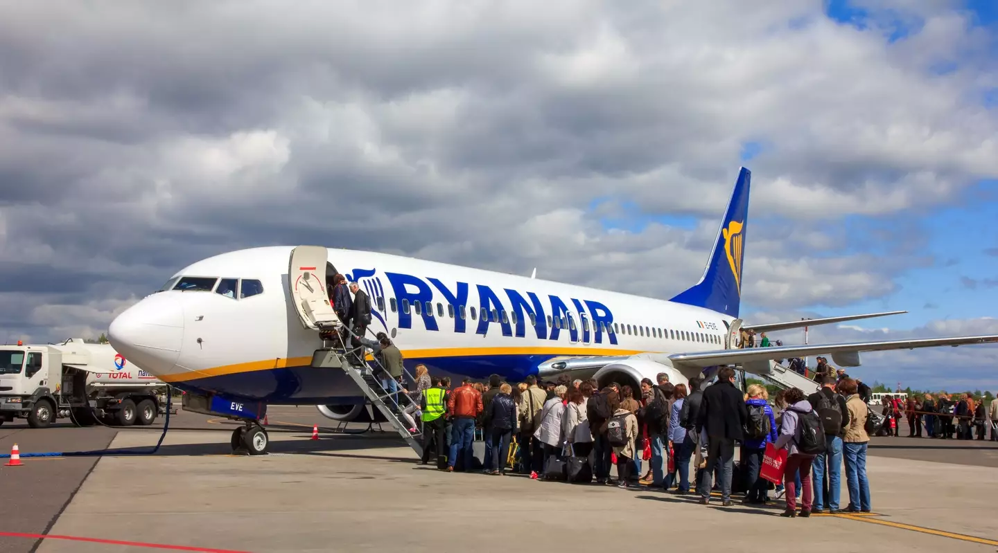 Ryanair attendants told Ian the unfortunate news (