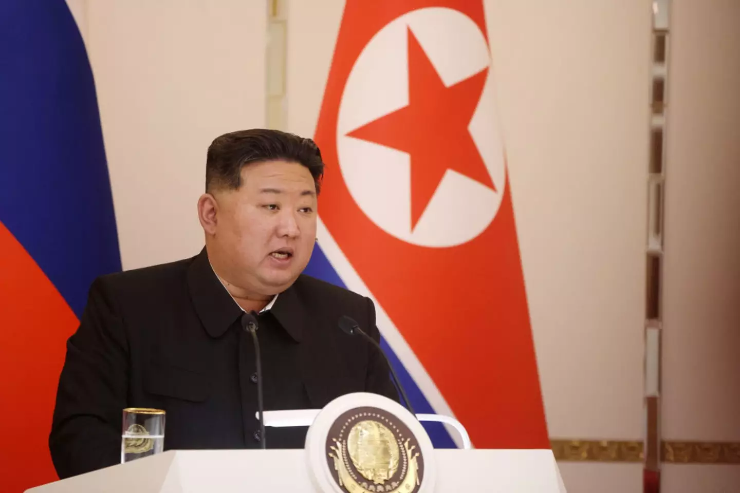He showed off the size of his new nuclear weapons, reckon he's compensating? (Contributor/Getty Images)