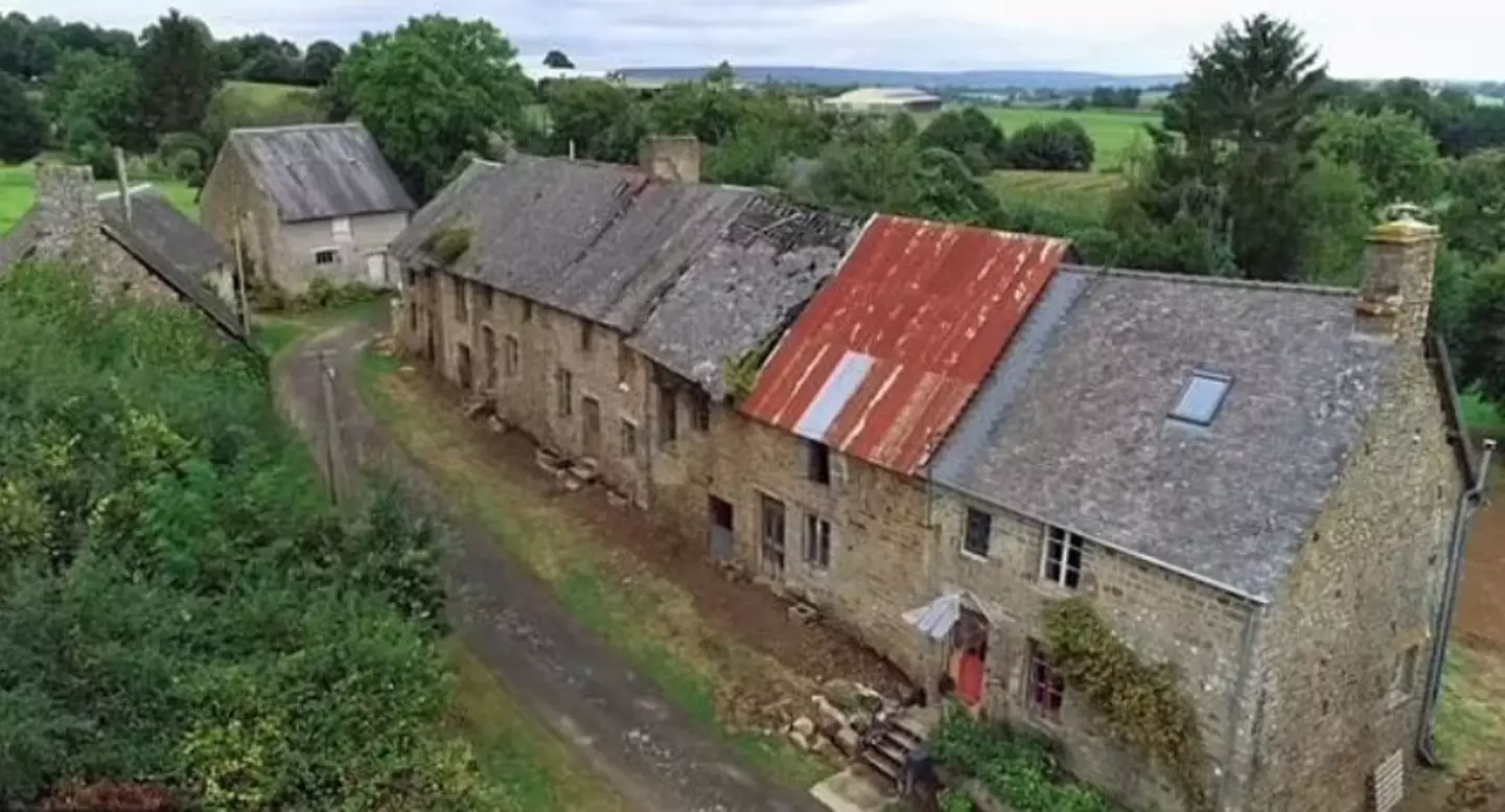 They purchased the historic hamlet of La Busliere, Normandy in April 2021.