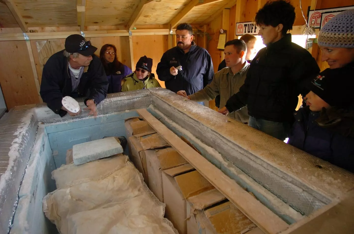 Man who had body frozen in ice following his death by grandson and was kept there for 30 years is finally being moved 2 The corpse of Bredo Morstøl has been frozen and preserved for over 30 years (Helen H. Richardson/The Denver Post via Getty Images)