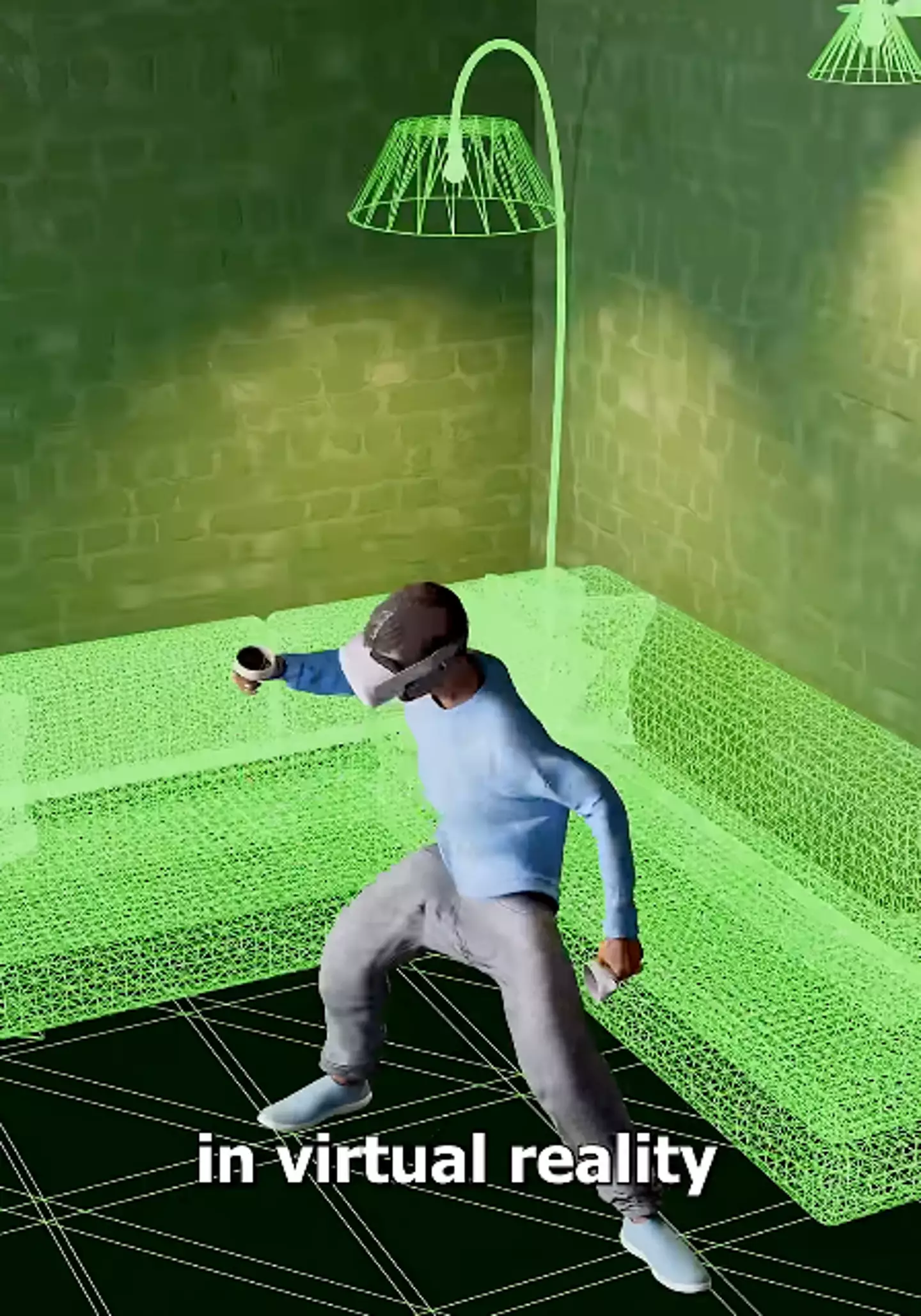 YouTuber Zack D. Films has shared a horrifying simulation of the presumed last moments of man who died playing with a VR headset (YouTube/Zack D. Films)