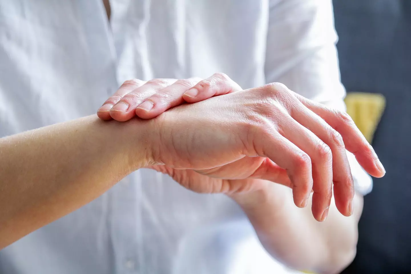 If your hands are suddenly rather cold then it could be a problem. (Getty Stock Photo)
