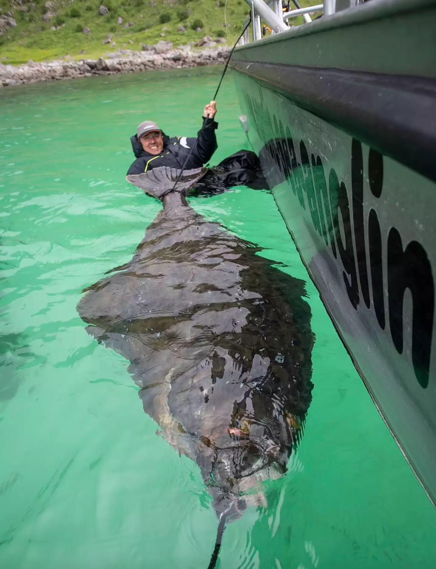 He unhooked the fish and returned it to the sea afterwards.