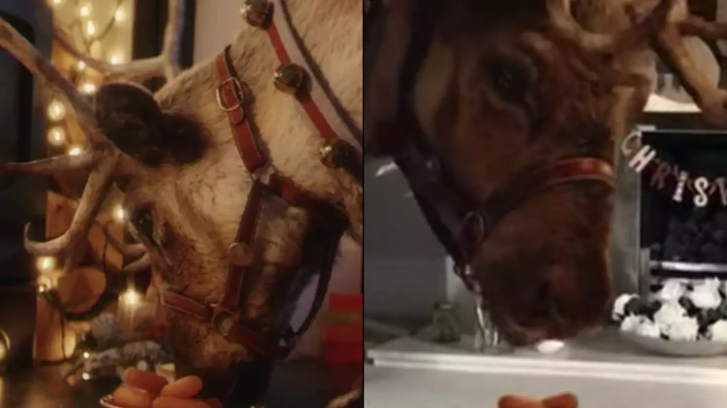 Parents can record Rudolph eating carrots in their own home to surprise little ones for free