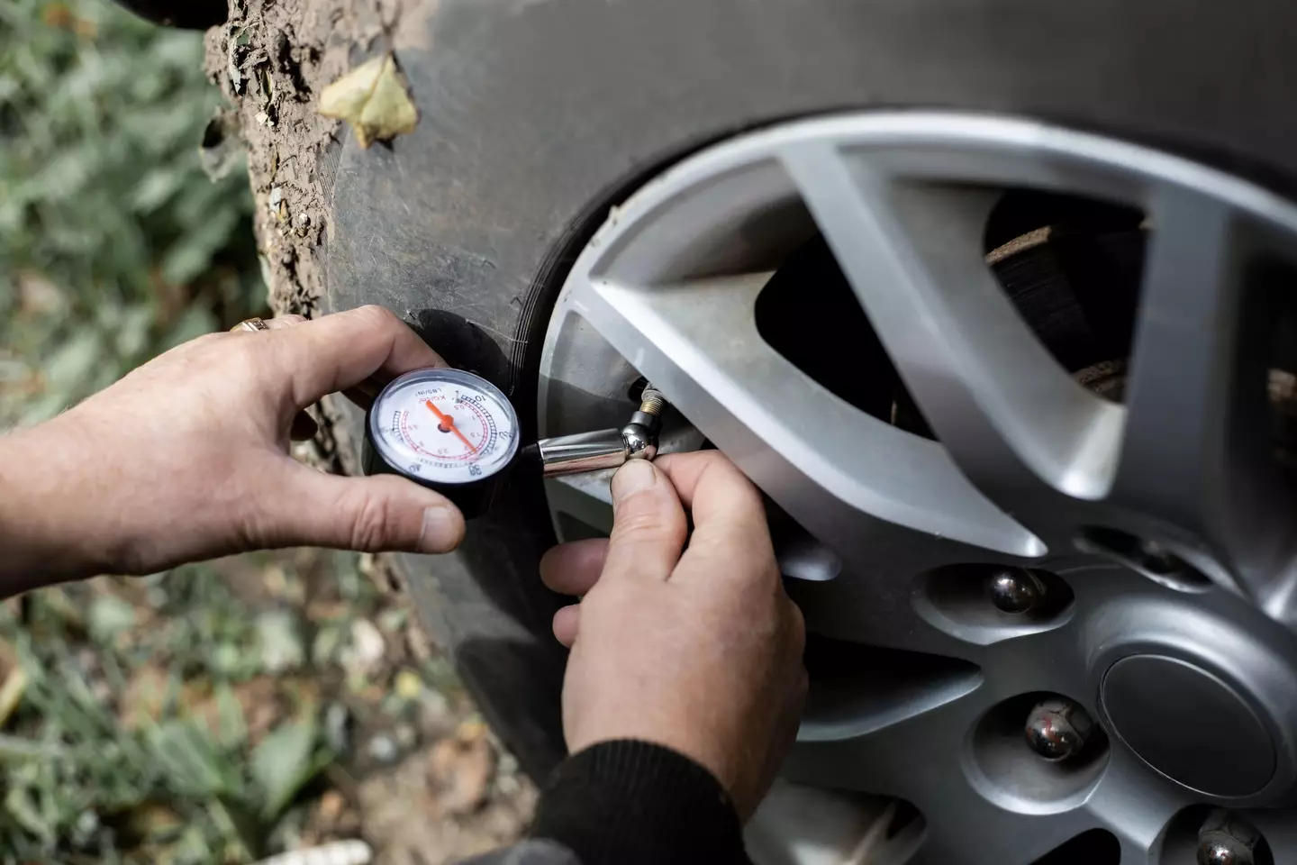 Check your tyre pressure.