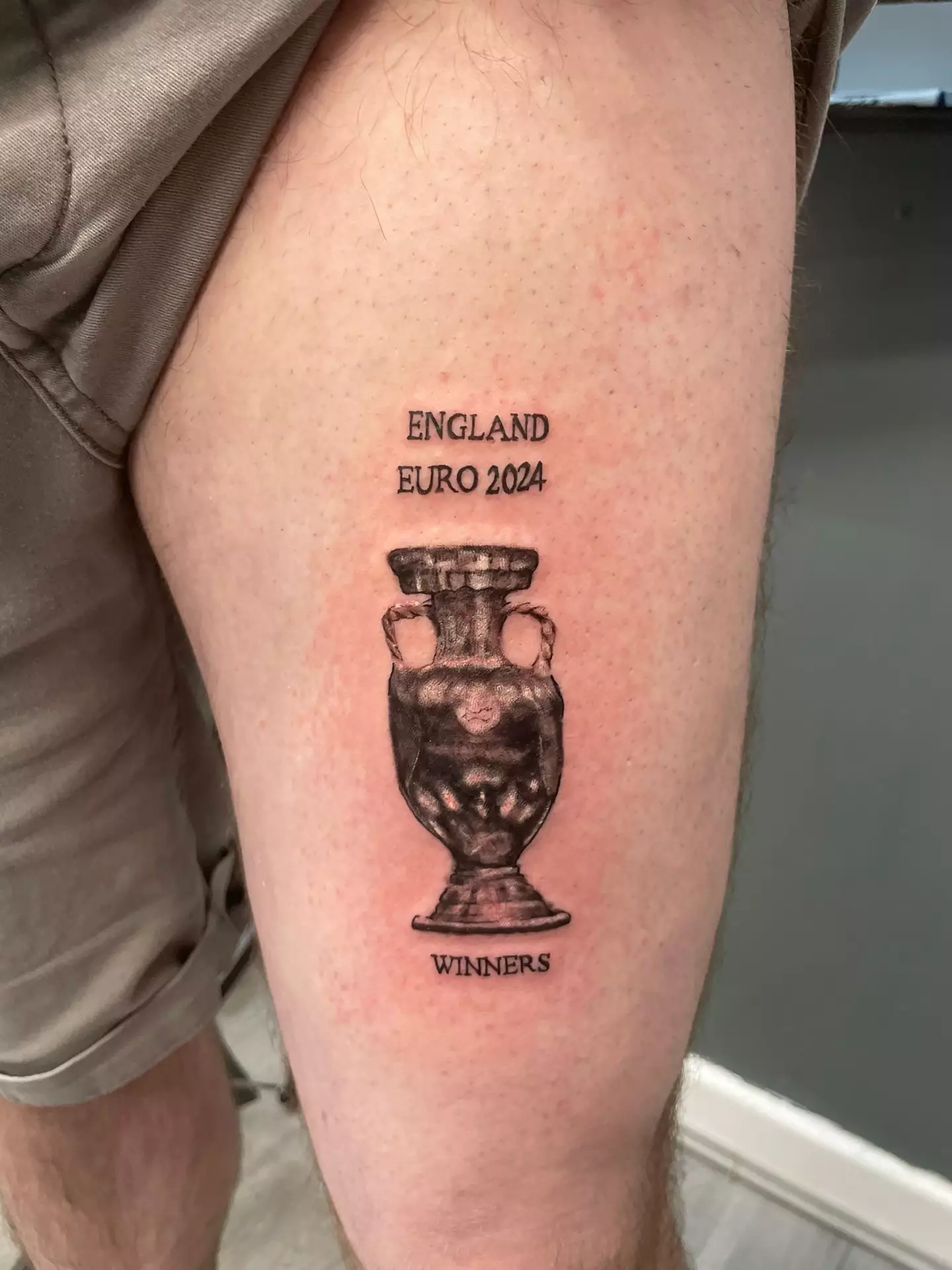 He won't be covering up the inking. (PA)