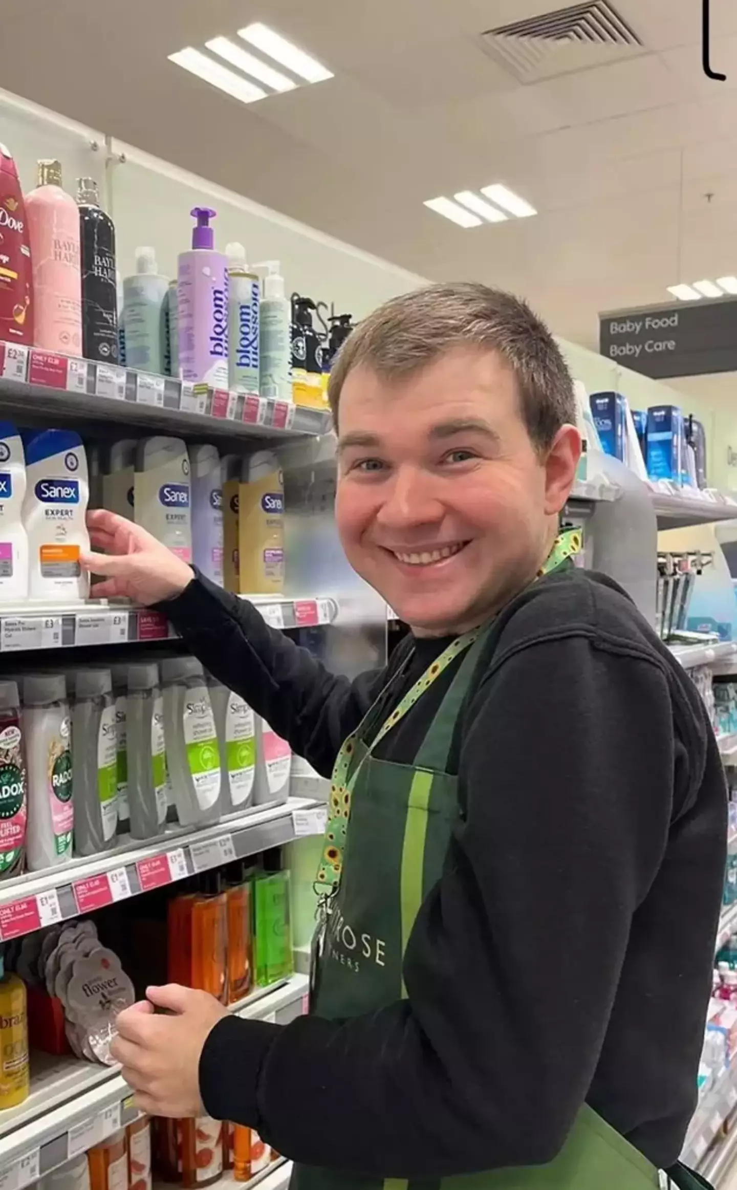 Tom will be back at Waitrose in the new year (Family Handout)