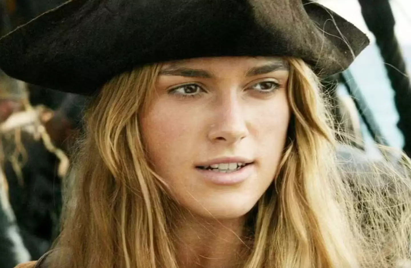Keira Knightley wasn't even legal drinking age when they shot Pirates of the Caribbean (Disney)