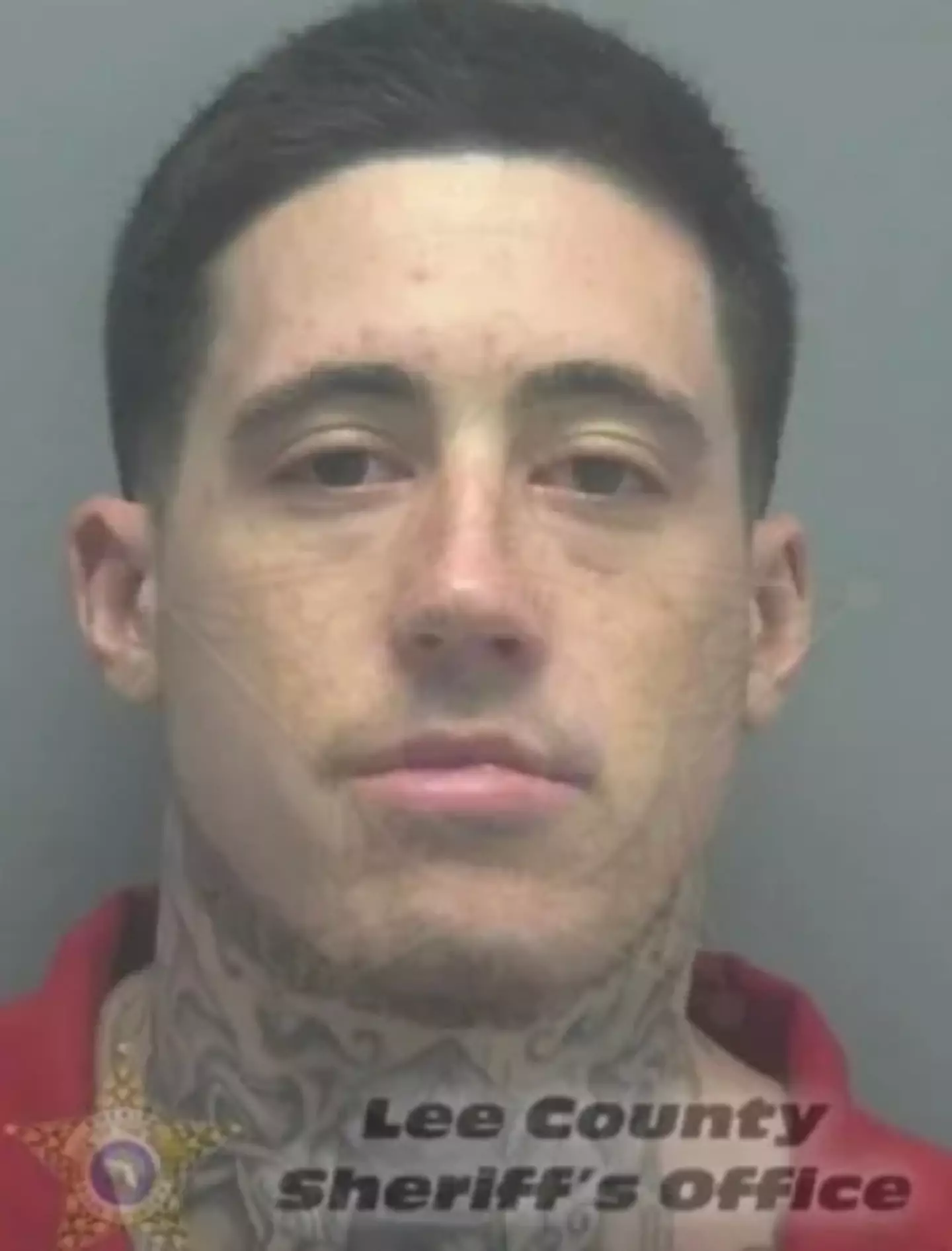 Wilson seen in his 2019 mugshot following his arrest for the murders, with no face tatttoos (Lee County Sheriff’s Office)