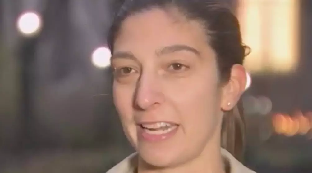 The immigration lawyer said she was alarmed by the 'very threatening' language in the email (YouTube/NBC10 Boston)