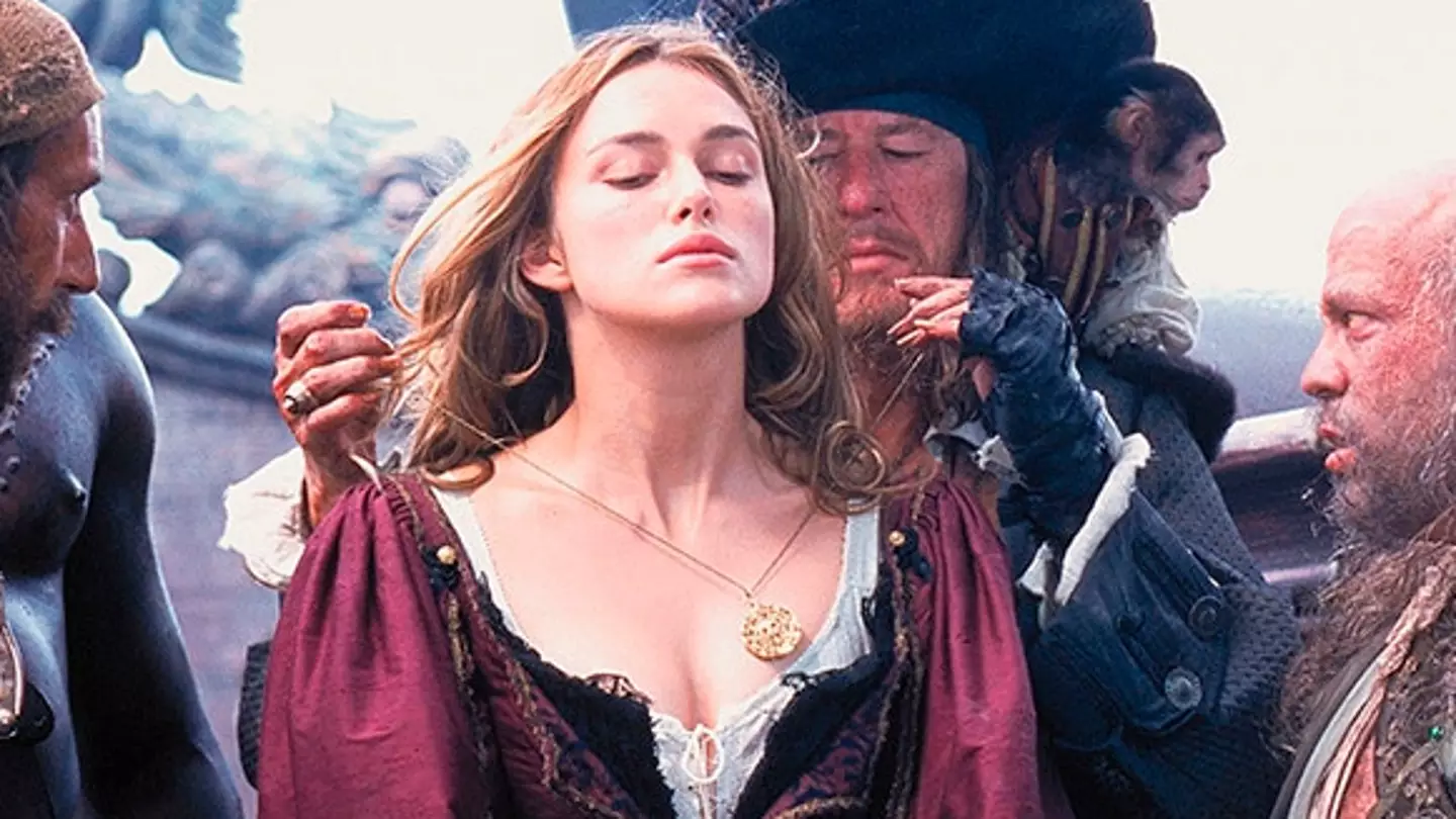 Keira Knightley admits it took 45 minutes to paint on cleavage for Pirates of the Caribbean role
