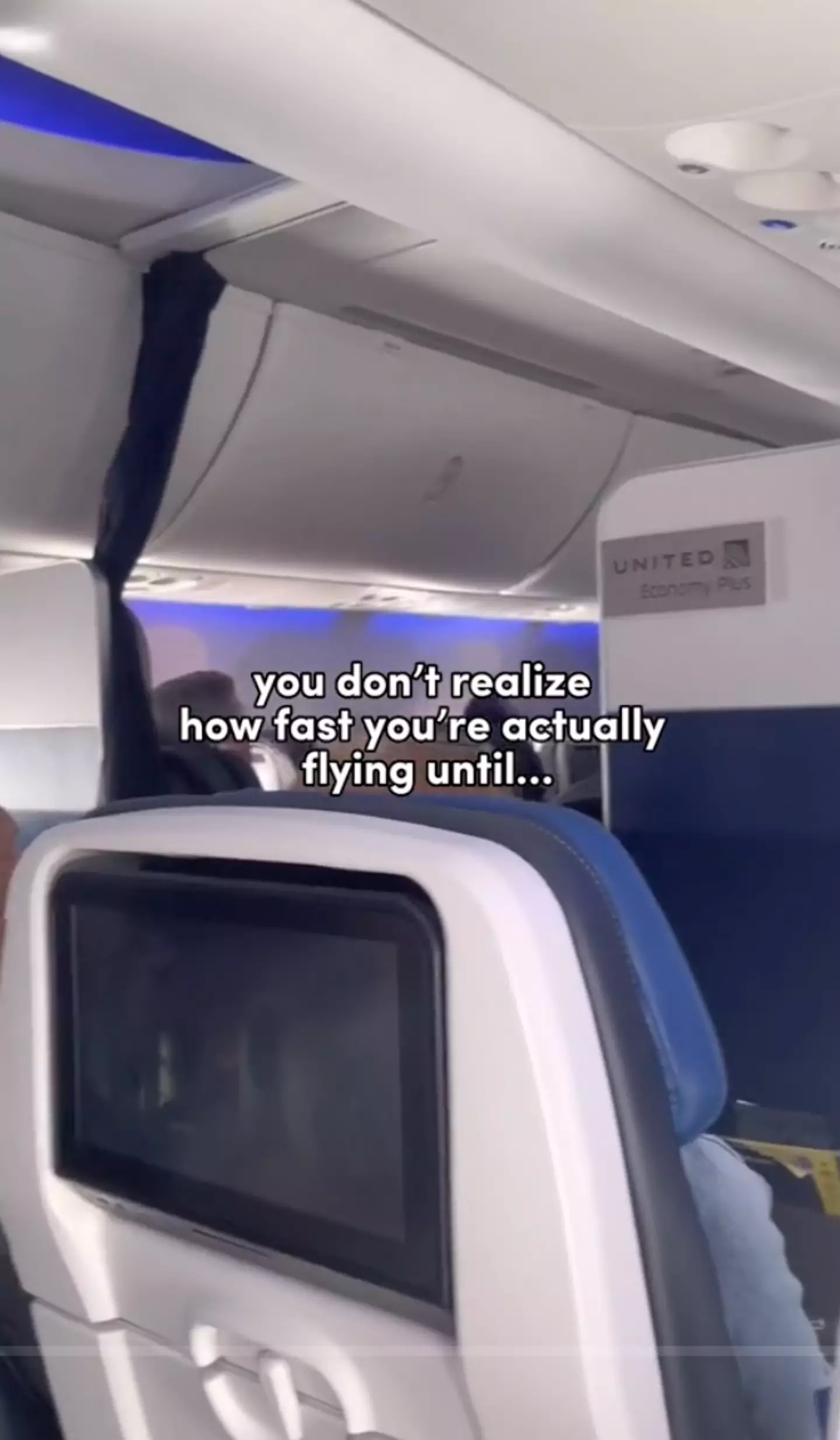 The clip helps to show how fast planes can move.