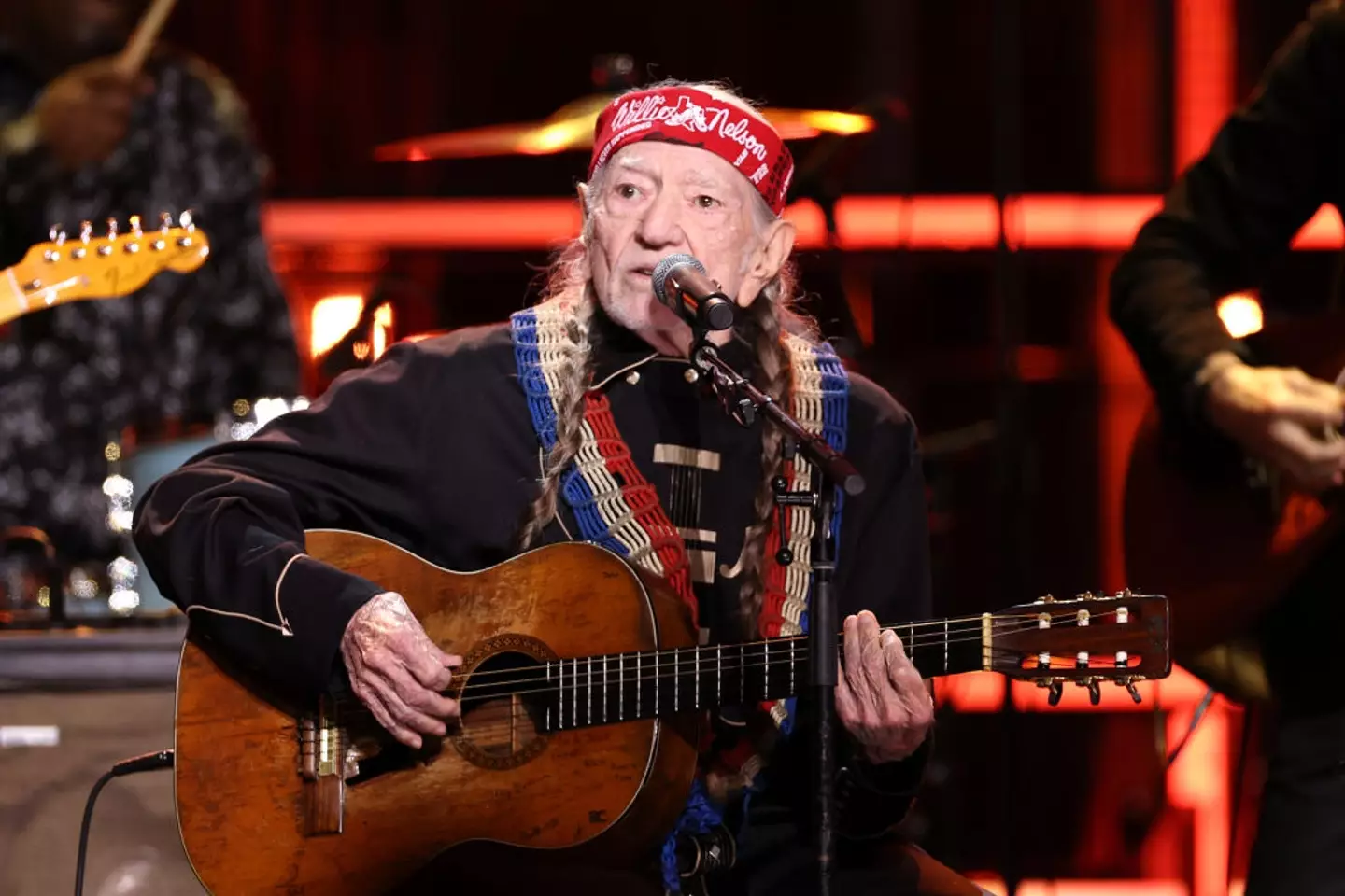 The country star is known for his weed consumption. (Mike Coppola/WireImage/Getty)