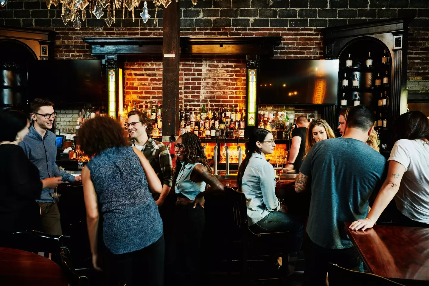 You could easily go about your night and continue drinking, with your friends completely unaware of your wellbeing (Getty Stock Image)